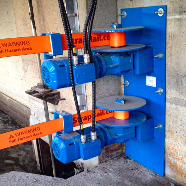 SpanRail.com SpanRail winches automate strap deployment, retraction, and tensioning.